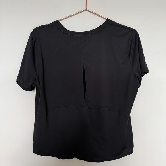 Lululemon Womens Ultralight Reflective Running T-Shirt 12 Black Workout Athletic - Picture 5 of 5